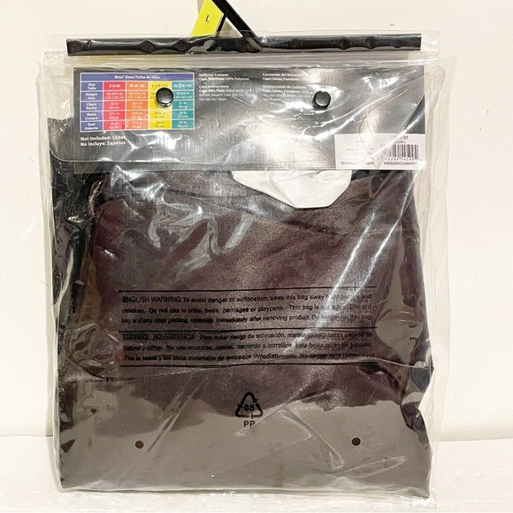 Vampire Dracula Costume Boy Large 10-12 Dressup Halloween NEW - Picture 3 of 3